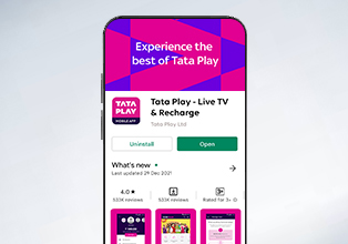 Tata Play Recharge on Mobile