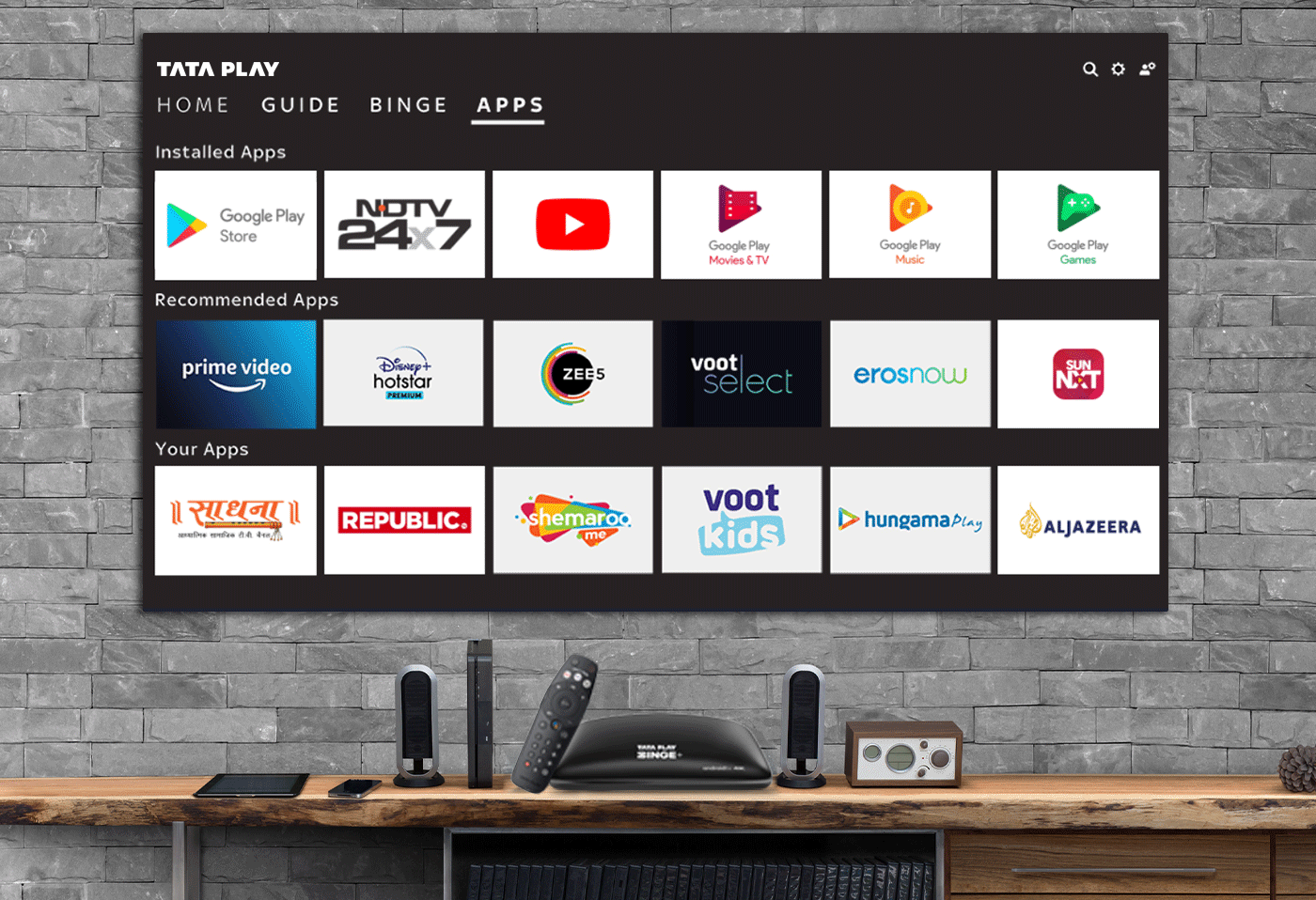 Android Set Top Box Tv Channels Ott Apps Tata Play Formerly Tata Sky Binge Android Set Top Box Tv Channels Ott Apps Tata Play Formerly Tata Sky Binge