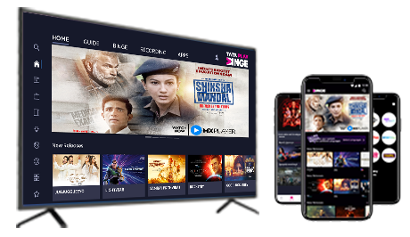 Binge app on TV and Mobile