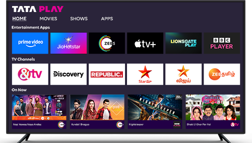 Tata Play TV Screen