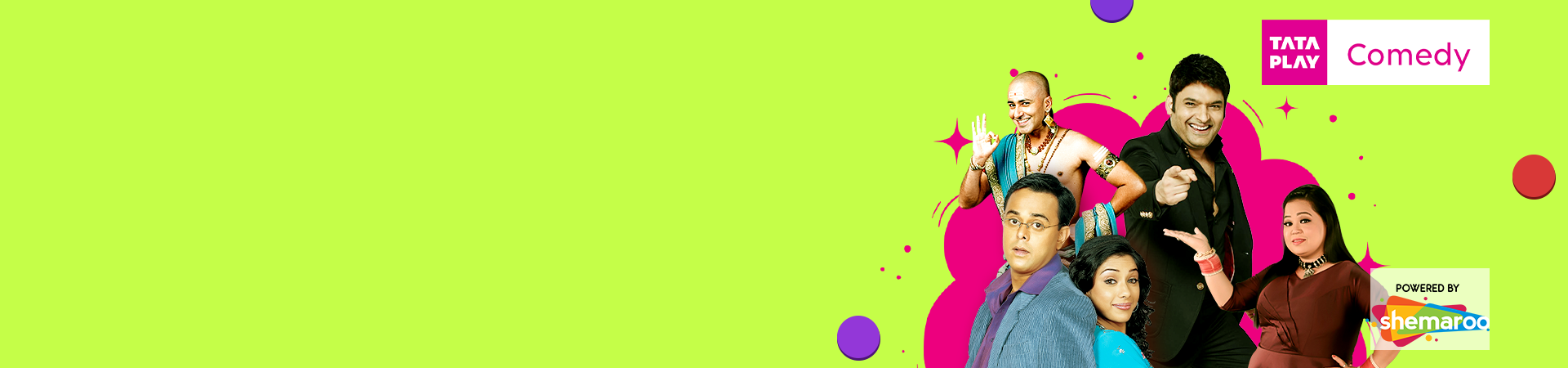 Tata Play Comedy Banner
